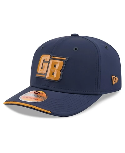 New Era Men's Blue Green Bay Packers 2026 Sideline Throwback 9SEVENTY Adjustable Hat