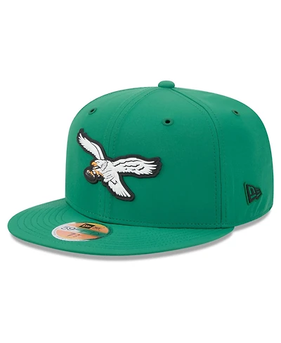 New Era Men's Kelly Green Philadelphia Eagles 2026 Sideline Throwback 59FIFTY Fitted Hat