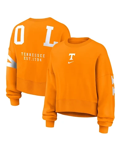 Nike Women's Tennessee Orange Volunteers Oversized Phoenix Pullover Sweatshirt