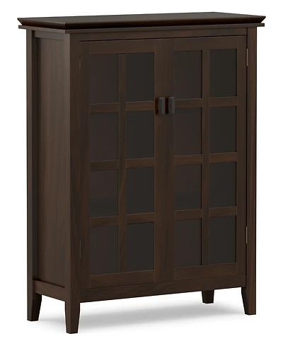 Simpli Home Artisan Solid Wood Medium Storage Cabinet