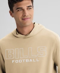 Fanatics Men's Tan Buffalo Bills ClutchLong sleeves Hooded T-Shirt