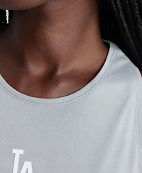 Fanatics Women's Gray Los Angeles Dodgers Clutch Tank Top