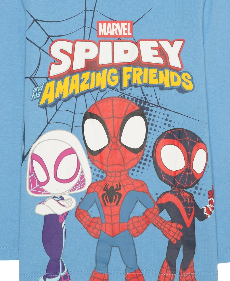 Epic Threads Toddler Boys' 12M-5T Spidey Amazing Friends Long-Sleeve Graphic T-Shirt
