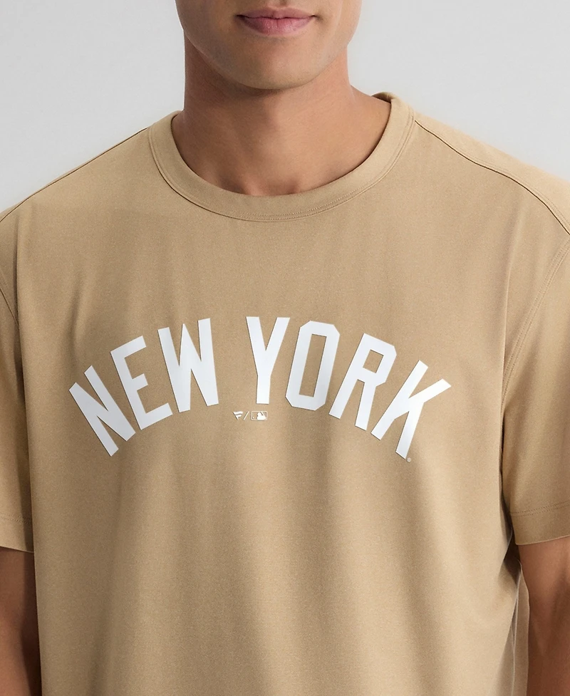 Fanatics Men's Khaki New York Yankees Clutch Winning Edge T-Shirt