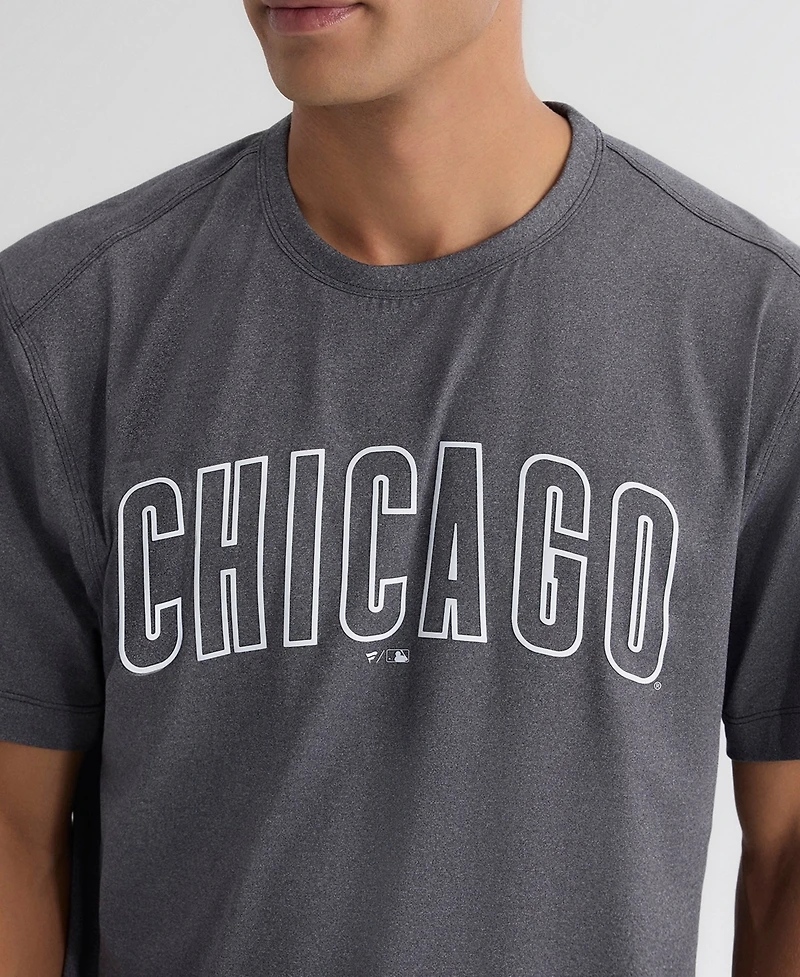 Fanatics Men's Charcoal Chicago Cubs Clutch Winning Edge T-Shirt