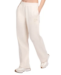 Starter Women's Cream Kansas City Chiefs Pastel High Waisted Travel Fleece Pants