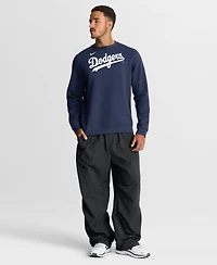 Nike Men's Navy Los Angeles Dodgers Primetime Wordmark Sweatshirt