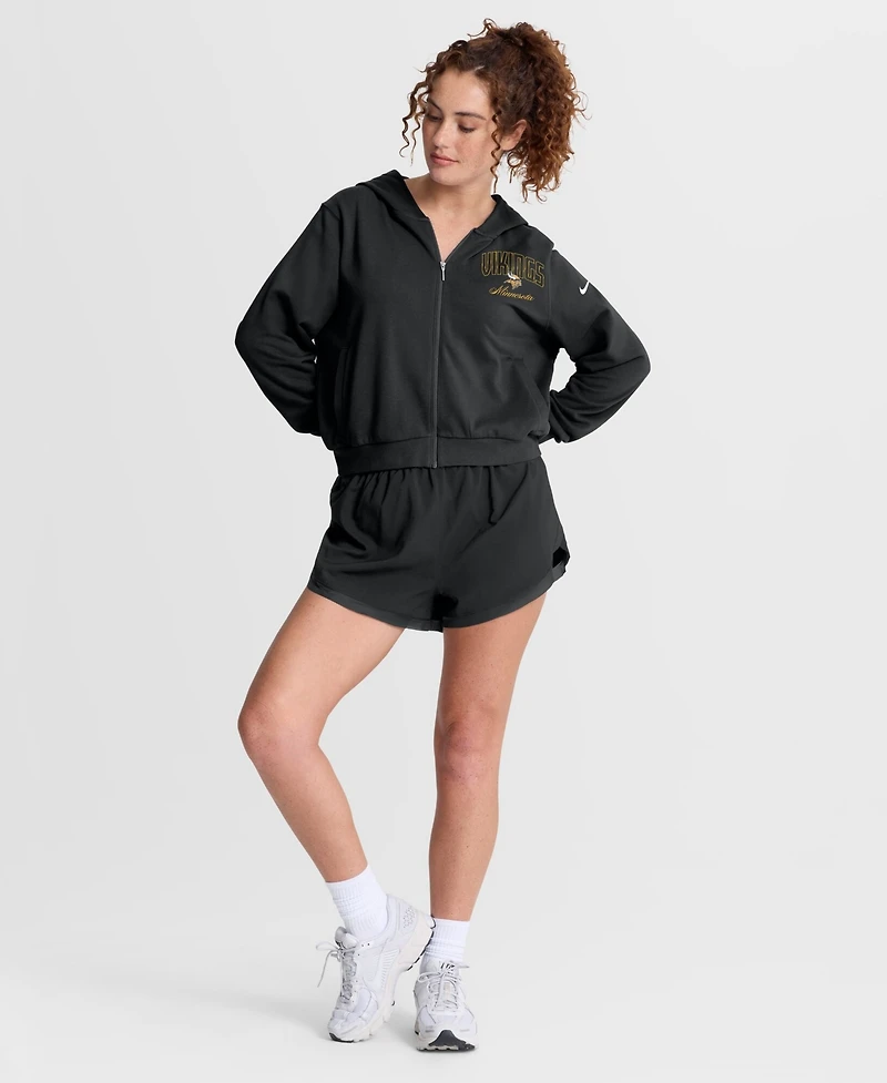 Nike Women's Black Minnesota Vikings Primetime Full-Zip Hoodie