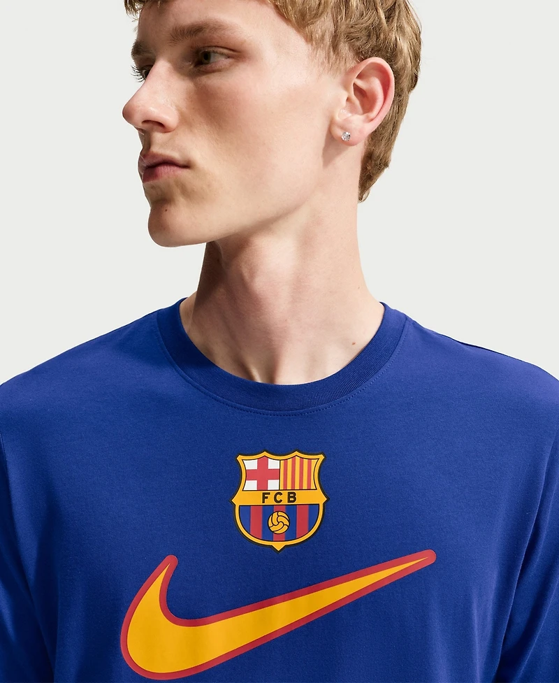 Nike Men's Royal Barcelona Swoosh T-Shirt