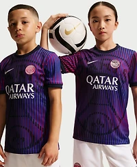 Nike Big Boys and Girls Navy Paris Saint-Germain 2026/27 Dri-fit Pre-Match Jersey