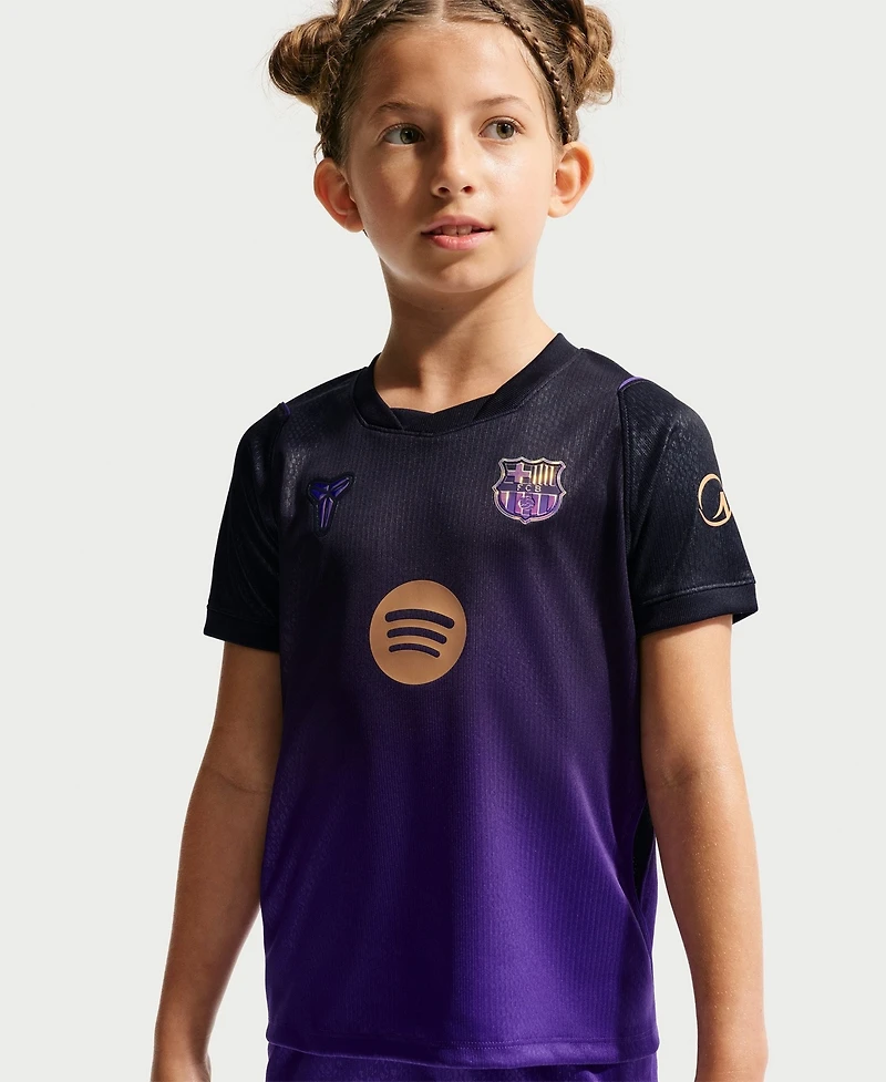 Nike Preschool Purple Barcelona 2026/27 Away Stadium Replica Kit