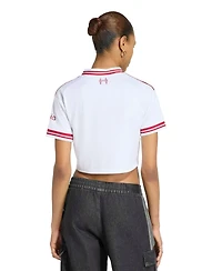 Adidas Women's White Liverpool 2026/27 Away Cropped Replica Jersey