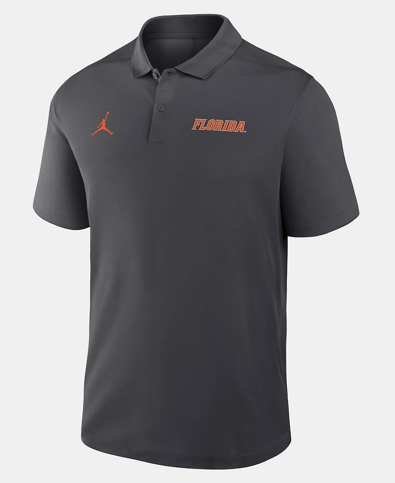 Jordan Men's Anthracite Florida Gators Dri-fit Victory Polo Shirt