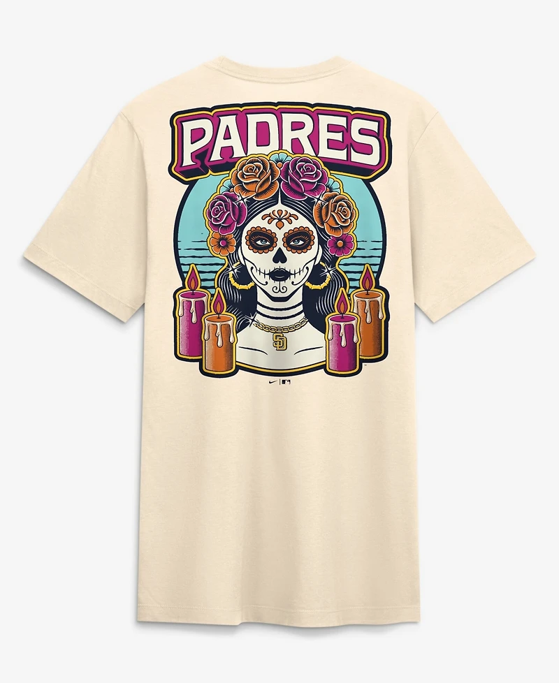 Nike Men's Tan San Diego Padres City Connect Legacy Tri-Blend T-Shirt