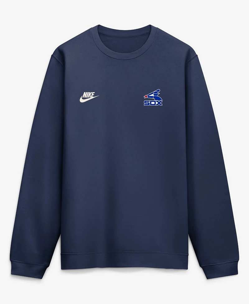 Nike Men's Navy Chicago White Sox Cooperstown Diamond Sweatshirt