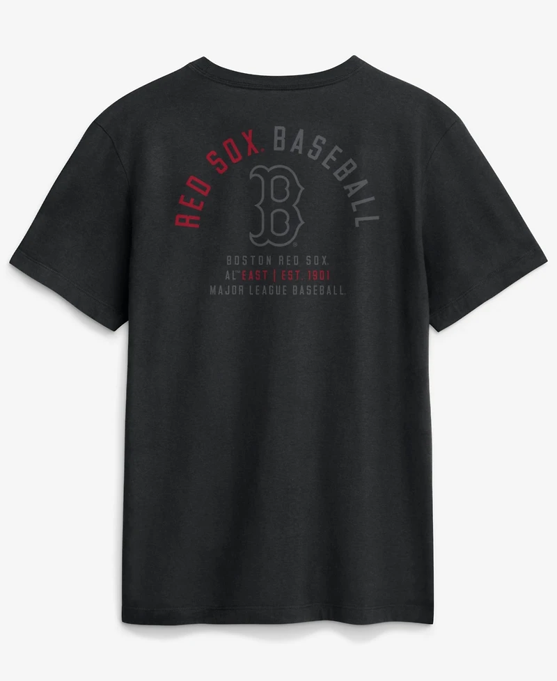 Nike Men's Black Boston Red Sox Split Logo T-Shirt