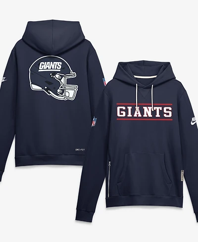 Nike Men's Navy New York Giants Standard Issue ReplayAlternate Dri-fit Hoodie