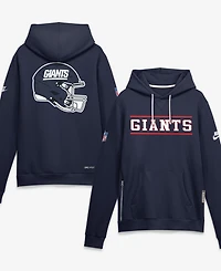Nike Men's Navy New York Giants Standard Issue ReplayAlternate Dri-fit Hoodie