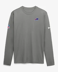 Nike Men's Gray Buffalo Bills Legend Small Logo Dri-FITLong sleeves T-Shirt