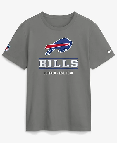 Nike Men's Gray Buffalo Bills Sideline Alternate Final Sprint Dri-fit T-Shirt