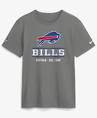 Nike Men's Gray Buffalo Bills Sideline Alternate Final Sprint Dri-fit T-Shirt