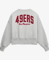 Nike Women's Gray San Francisco 49ers Oversized Primetime Phoenix Fleece Sweatshirt