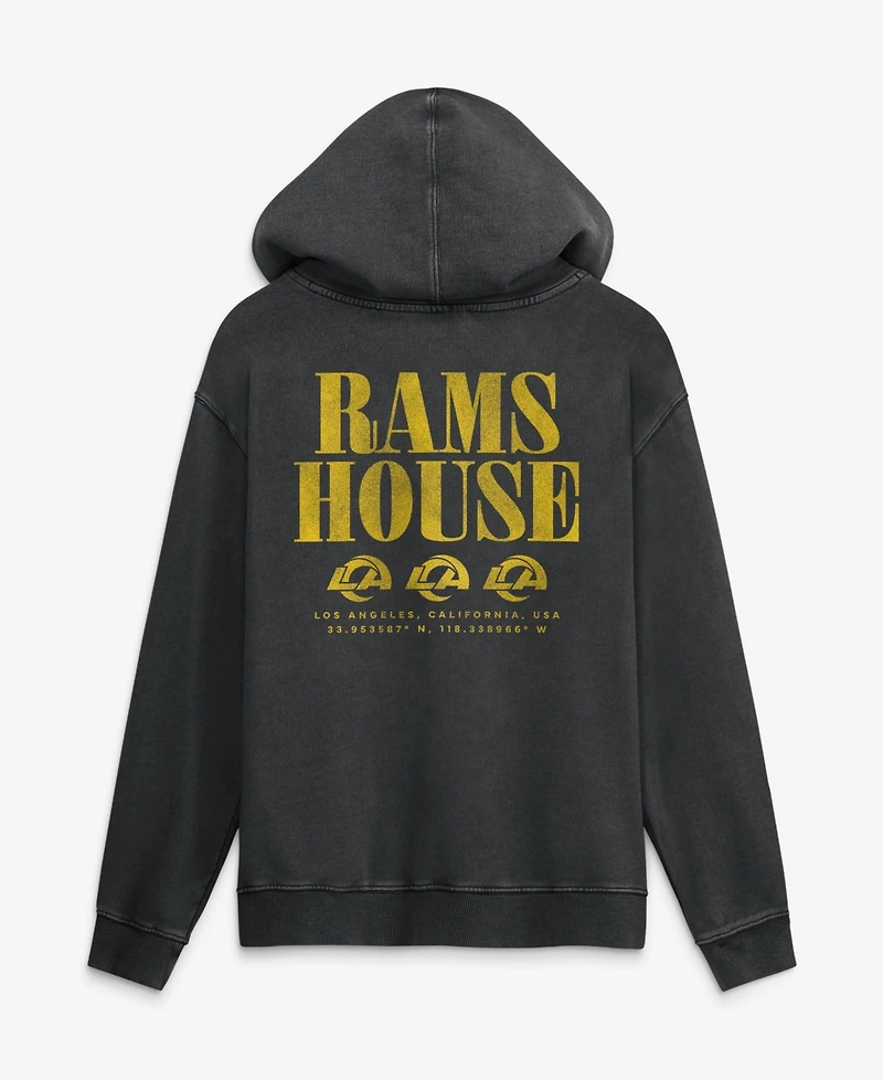 Fanatics Men's Black Los Angeles Rams Relaxed Intense Rivalry French Terry Hoodie