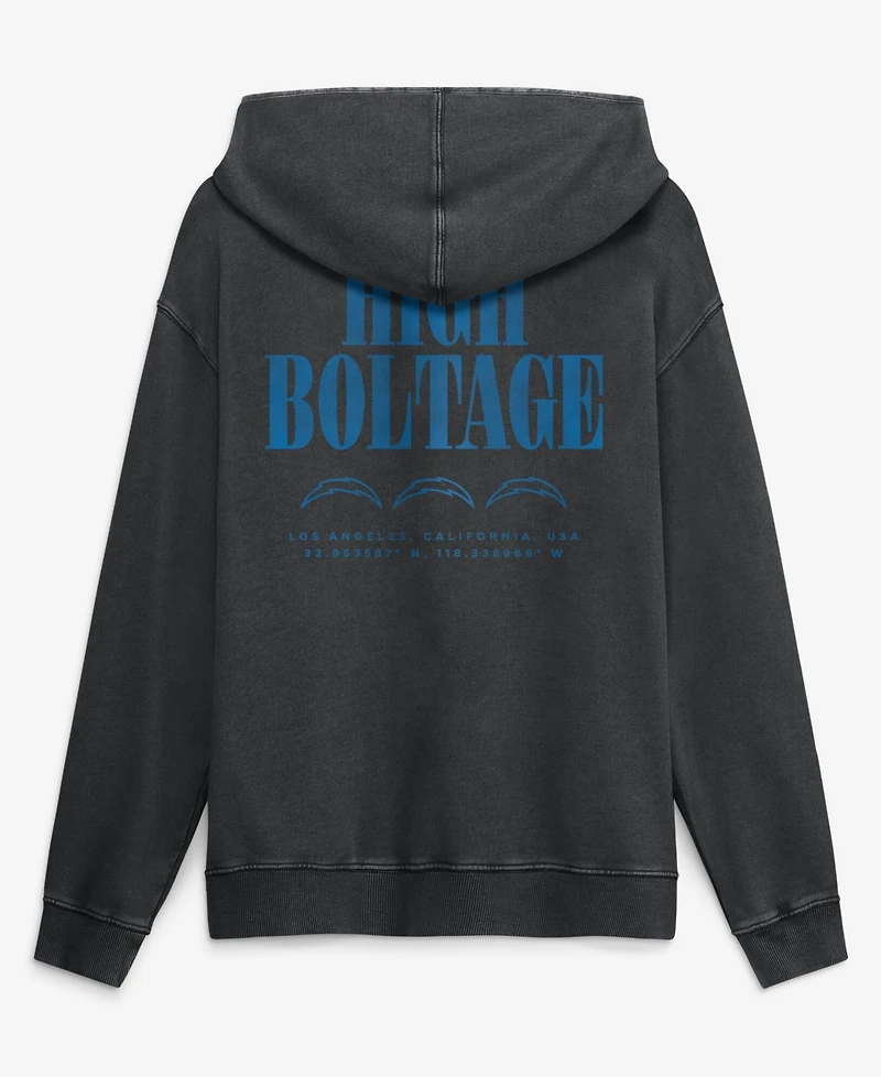 Fanatics Men's Black Los Angeles Chargers Relaxed Intense Rivalry French Terry Hoodie