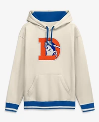 Fanatics Men's Cream Denver Broncos Chenille Heavyweight Fleece Hoodie