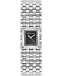 Ferragamo Women's Silver Stainless Steel Bracelet Watch 19mm