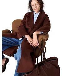 Whistles Women's Relaxed Double Faced Midi Coat