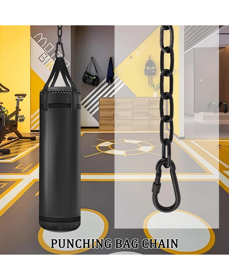 Piscifun Stainless Steel Hanging Chain Kit Heavy Duty Load Capacity For Hammock Swing Punching Bag Yoga Gym