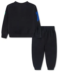 Nike Toddler Boys' 2T-4T Fleece Crew Sweatshirt and Joggers, 2-Piece Set