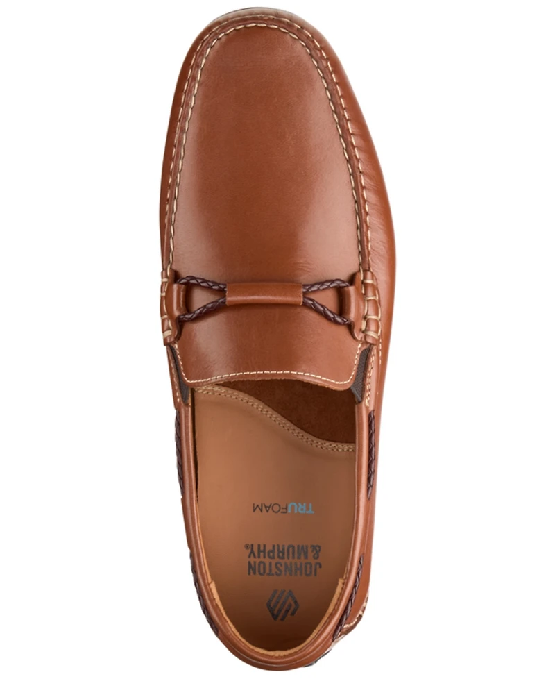 Johnston & Murphy Men's Cort 2.0 Leather Round-Toe Loafers