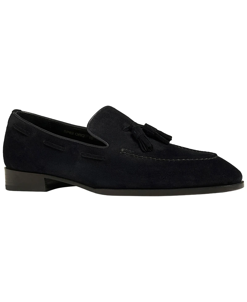 Anthony Veer Men's Napoli Suede Penny Tassel Loafer