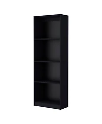 HomeRoots 71" Wood Four Tier Bookcase