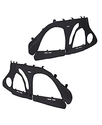 Sugift Soft Upper Door Cab Enclosure Kit for 4 Seat Side by Side Vehicles with Zippered Windows