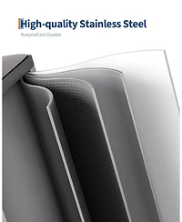 gaomon 2 x 10.6 Gal Stainless Steel Dual Compartment Step-On Kitchen Garbage and Recycling Bin