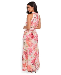Petal and Pup Women's Martha Halter Sleeveless Maxi Dress