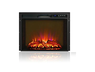 Ecooso Recessed Electric Fireplace heater with Remote Control