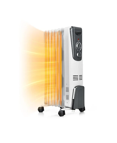 Ecooso 1500W Electric Space Heater with Adjustable Thermostat