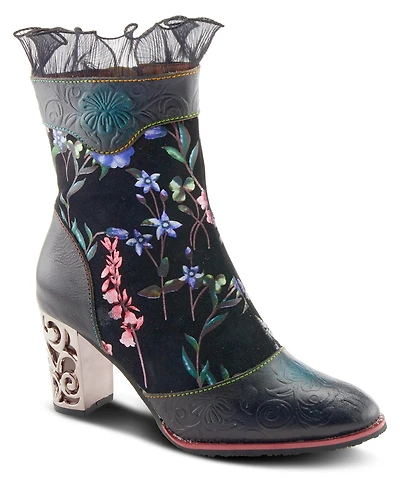 L'Artiste Women's Spring Step Gaga Mid-Calf Boots with Side Zipper