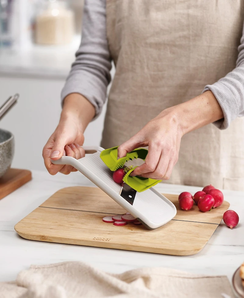Joseph Joseph Duo 2.4" Mandoline Slicer with Multi-Grip Food Holder