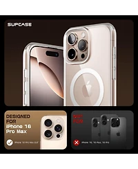 Supcase Unicorn Beetle Mag Slim Clear MagSafe Camera Control Button Case for Apple iPhone 16 Pro Max