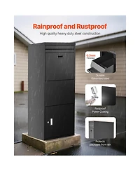Vevor Package Delivery Boxes for Outside Anti-Theft Lockable Parcel Drop Box