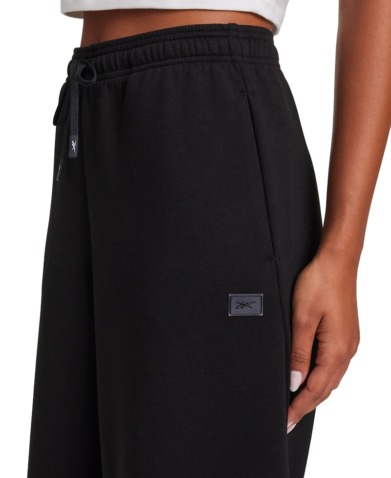Reebok Women's Wide-Leg Pull-On Pants