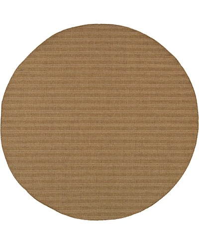 Oriental Weavers Karavia 001X3 Tan 7'10" Round Rug