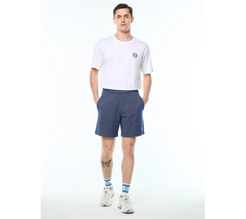 Sergio Tacchini Men's Premium-Knit Regular-Fit Pull-On Agiato Shorts, 6" Inseam