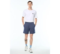Sergio Tacchini Men's Premium-Knit Regular-Fit Pull-On Agiato Shorts, 6" Inseam