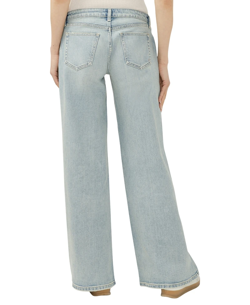 Silver Jeans Co. Women's Tuesday Low-Rise Baggy Wide-Leg